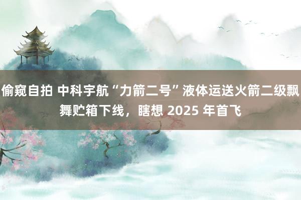 偷窥自拍 中科宇航“力箭二号”液体运送火箭二级飘舞贮箱下线，瞎想 2025 年首飞