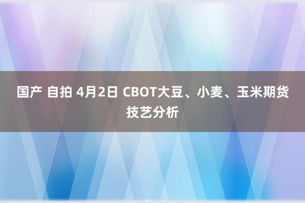 国产 自拍 4月2日 CBOT大豆、小麦、玉米期货技艺分析